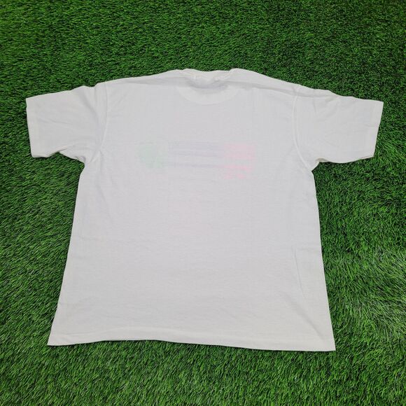 Vintage 80s Hanes Shirt Womens XL 22x26 White - Picture 2 of 12